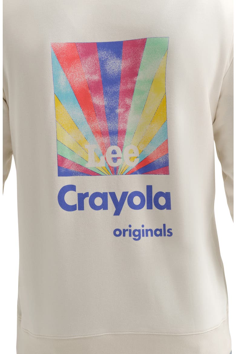 x Crayola Cotton Blend Hoodie, Alternate, color, ECRU