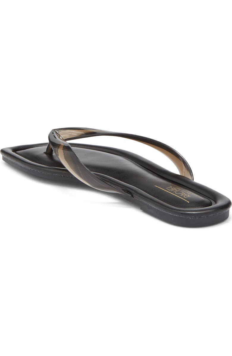 RACHEL Rachel Roy Montauk Flip Flop, Alternate, color, Black Clear