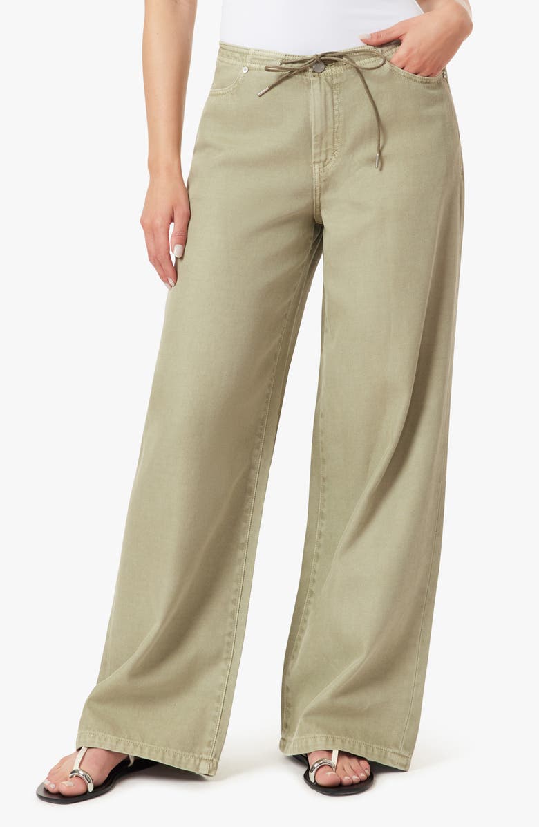 Habitual Kira Drawstring Wide Leg Pants, Main, color, Tea