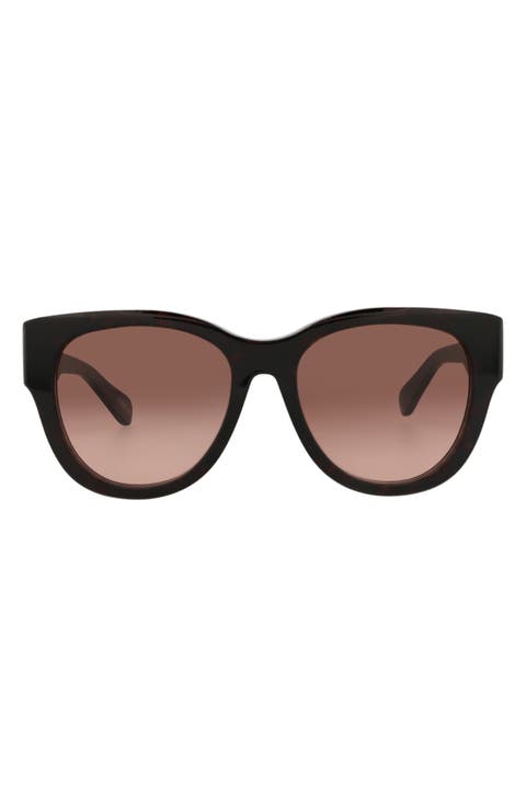 55mm Cat Eye Sunglasses