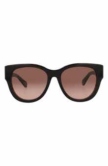 Chloé 55mm Cat Eye Sunglasses