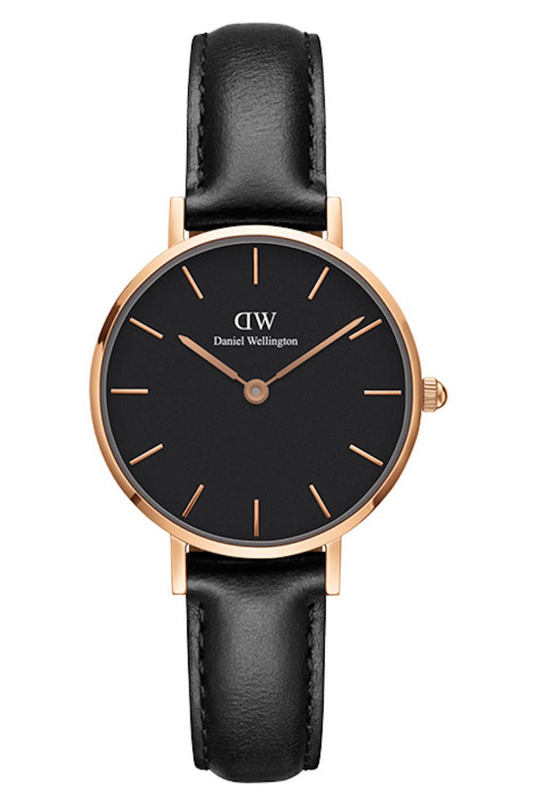 Classic Petite Leather Strap Watch, 28mm video