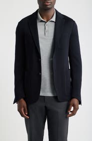 Canali Impeccabile Trim Fit Solid Sport Coat
