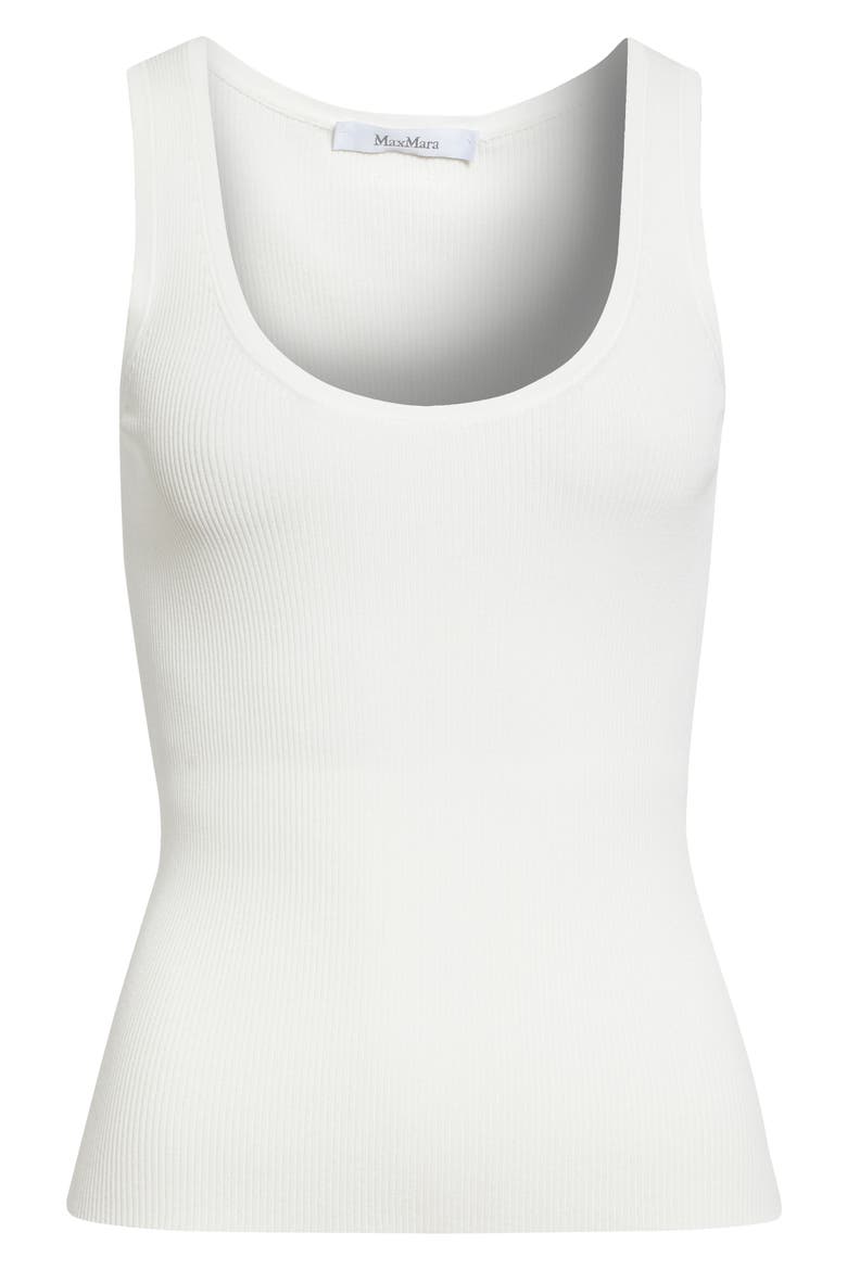 Rib Sweater Tank, Alternate, color, WHITE