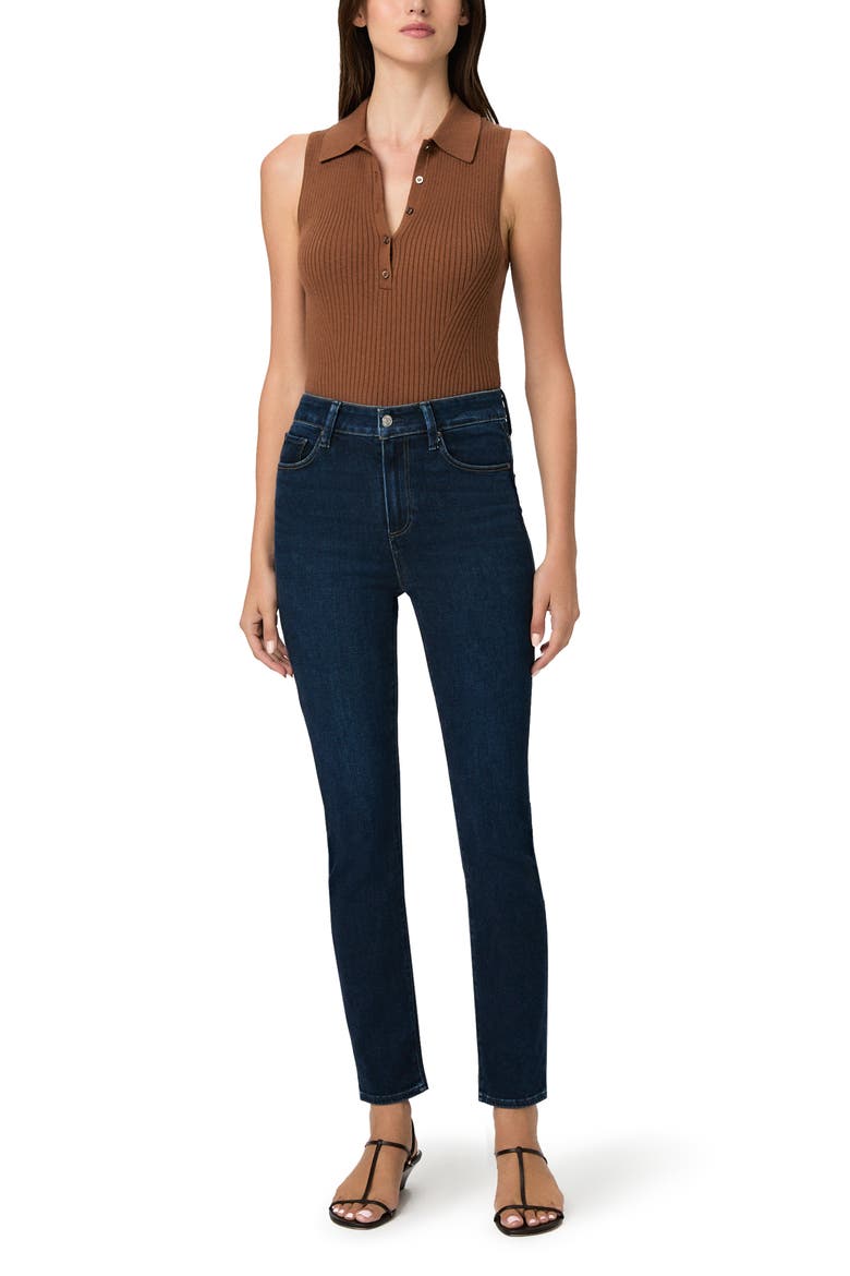 Gemma High Waist Cigarette Jeans, Alternate, color, AMAGANSETT