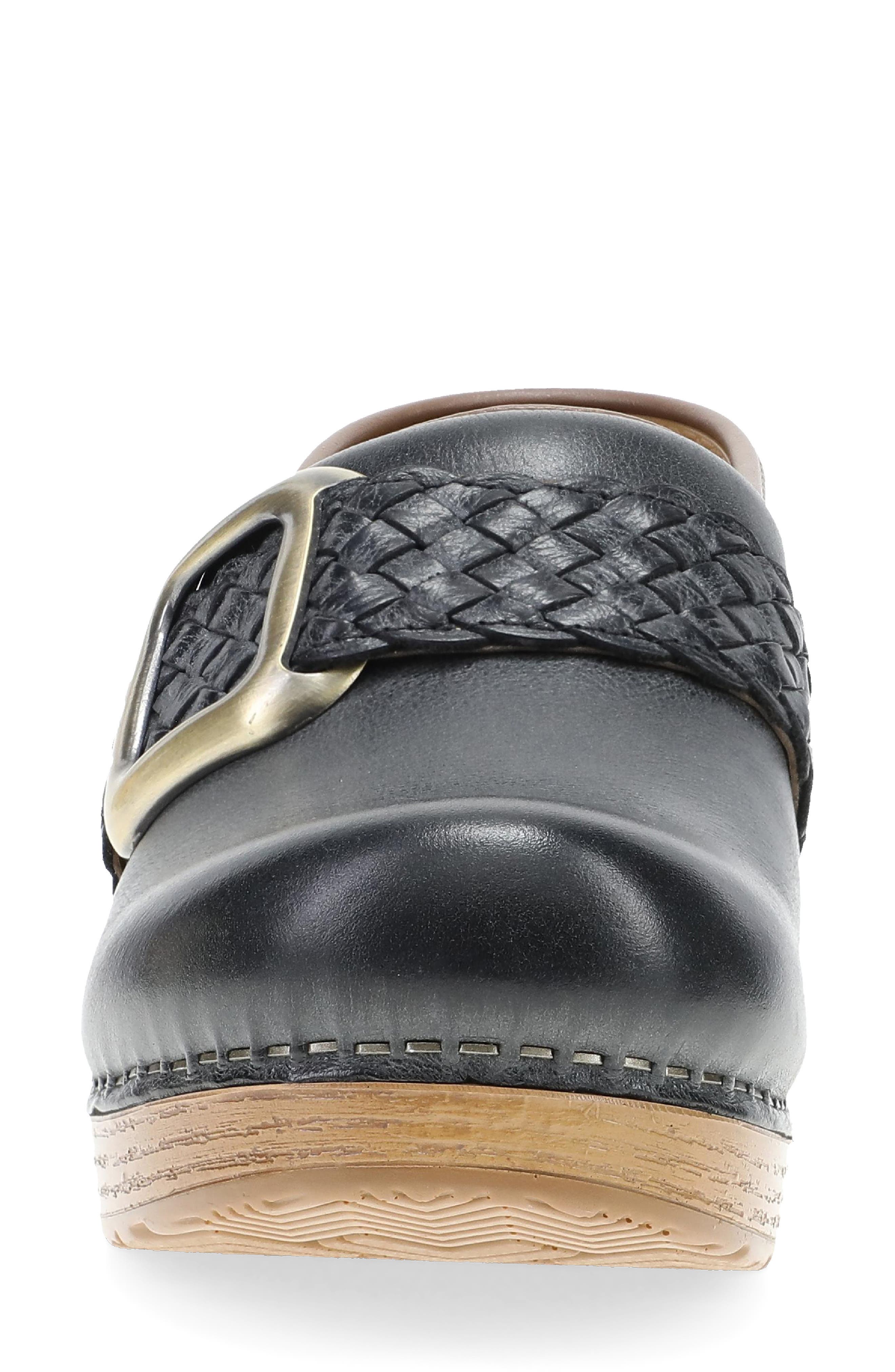 Dansko Pro Braided Clog, Alternate, color, Black