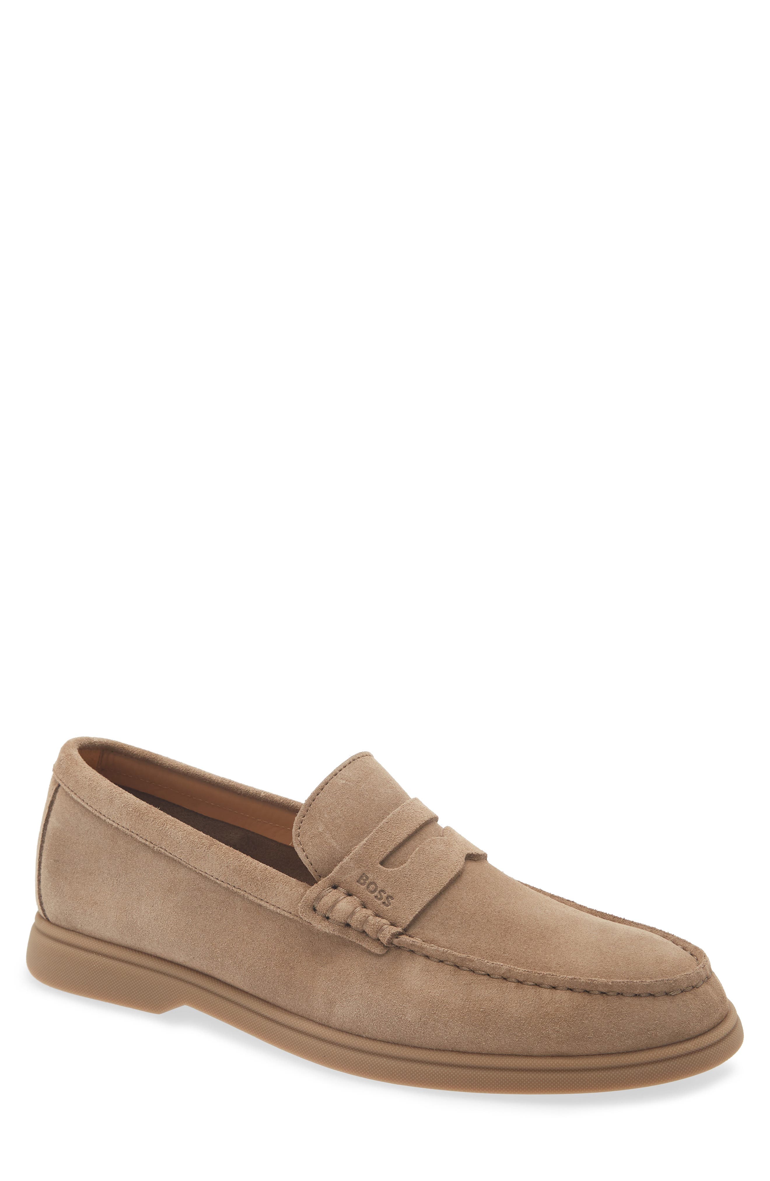 Sienne Penny Loafer, Main, color, MEDIUM BEIGE