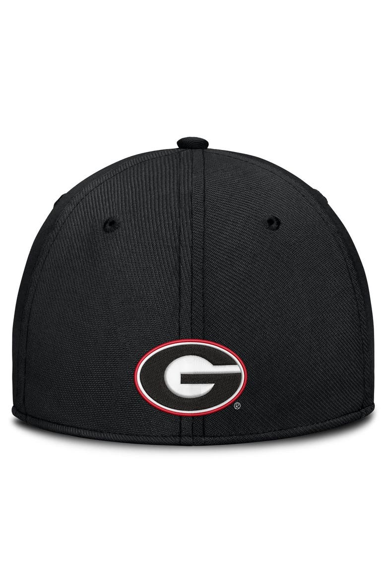 Men's Nike Black Georgia Bulldogs Game Day Rise Swooshflex Hat, Alternate, color, Black