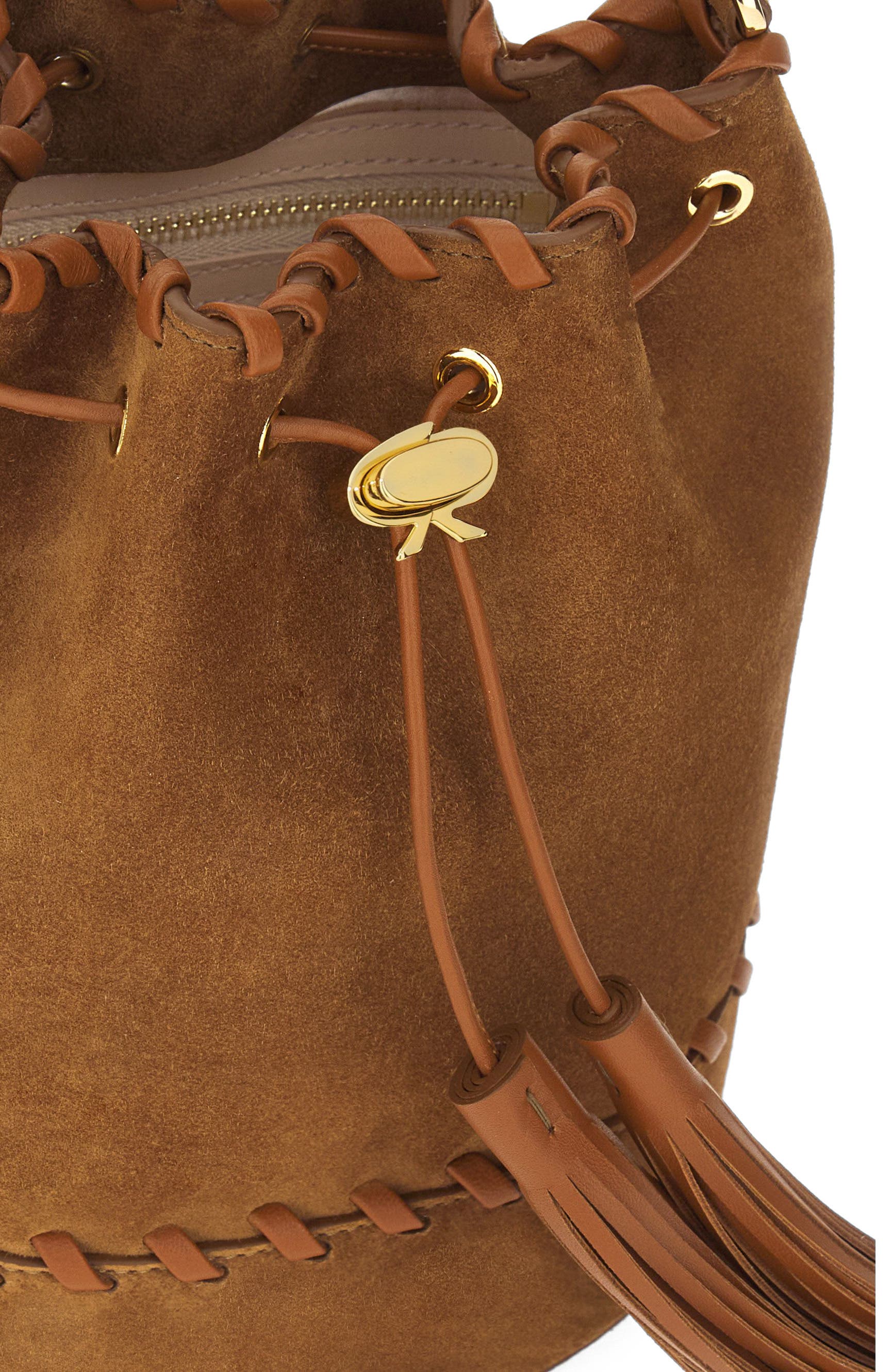 Sienna Zaira Crossbody Bag, Alternate, color, Light Brown Suede