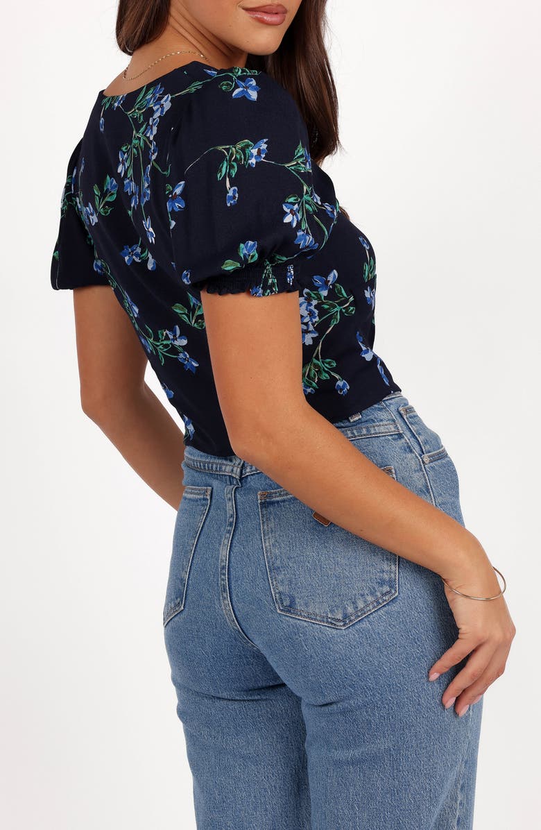 Petal & Pup Noel Floral Top, Alternate, color, Midnight Blues