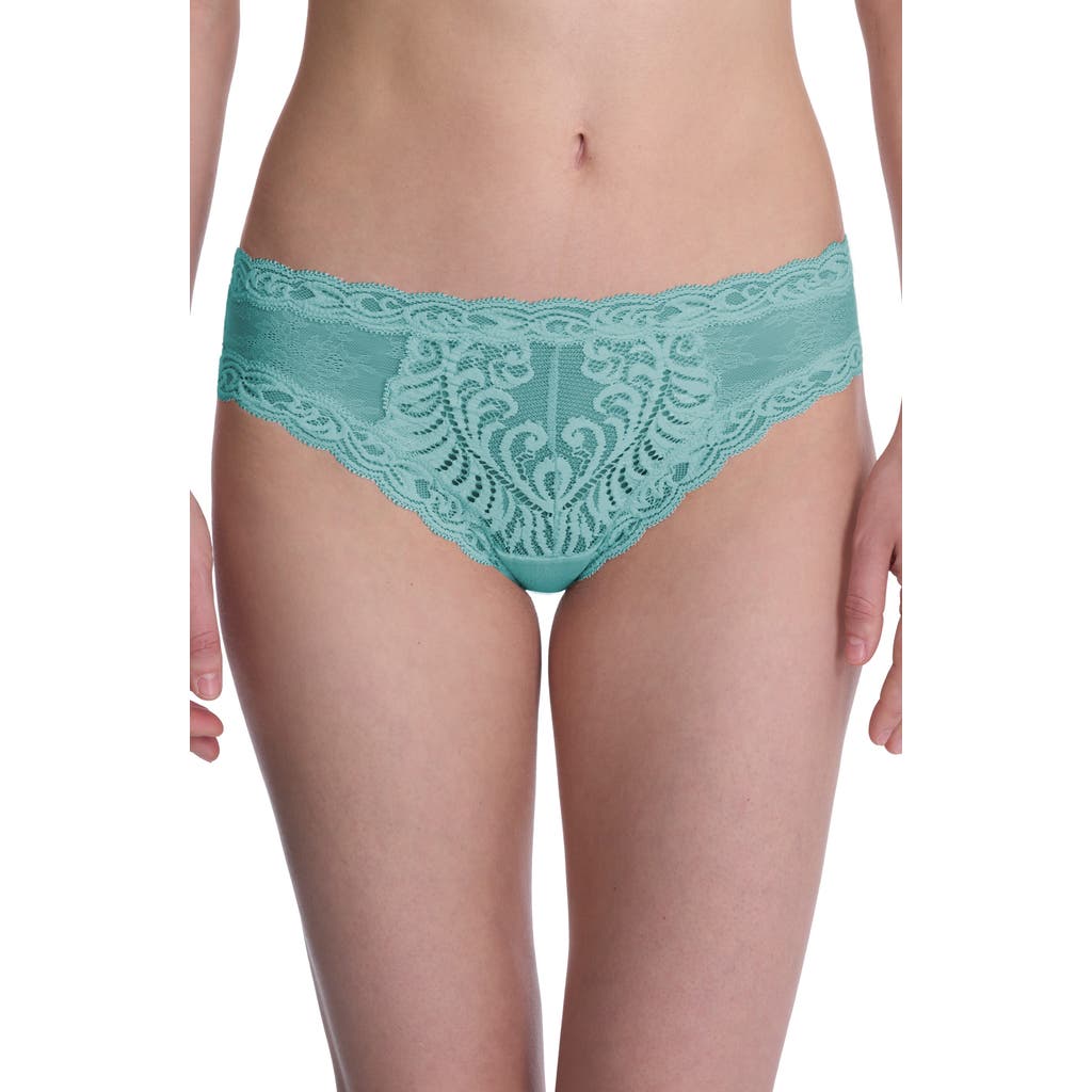 Natori Feathers Hipster Briefs In Green