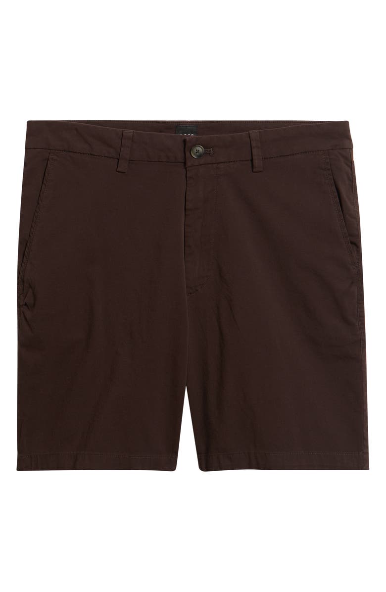 BOSS Kane Shorts, Alternate, color, Dark Brown