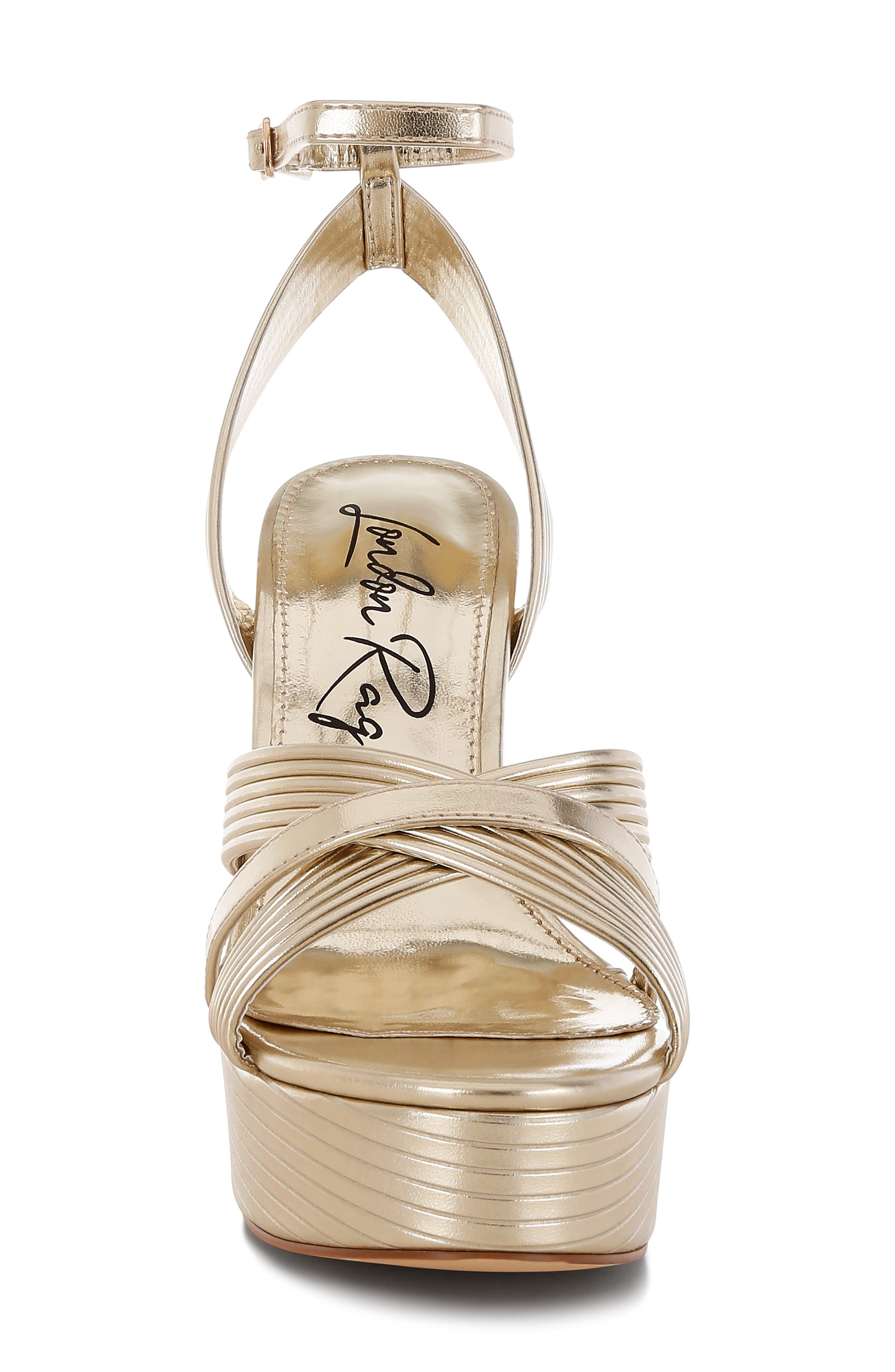 LONDON RAG Socialiate Platform Sandal, Alternate, color, Gold