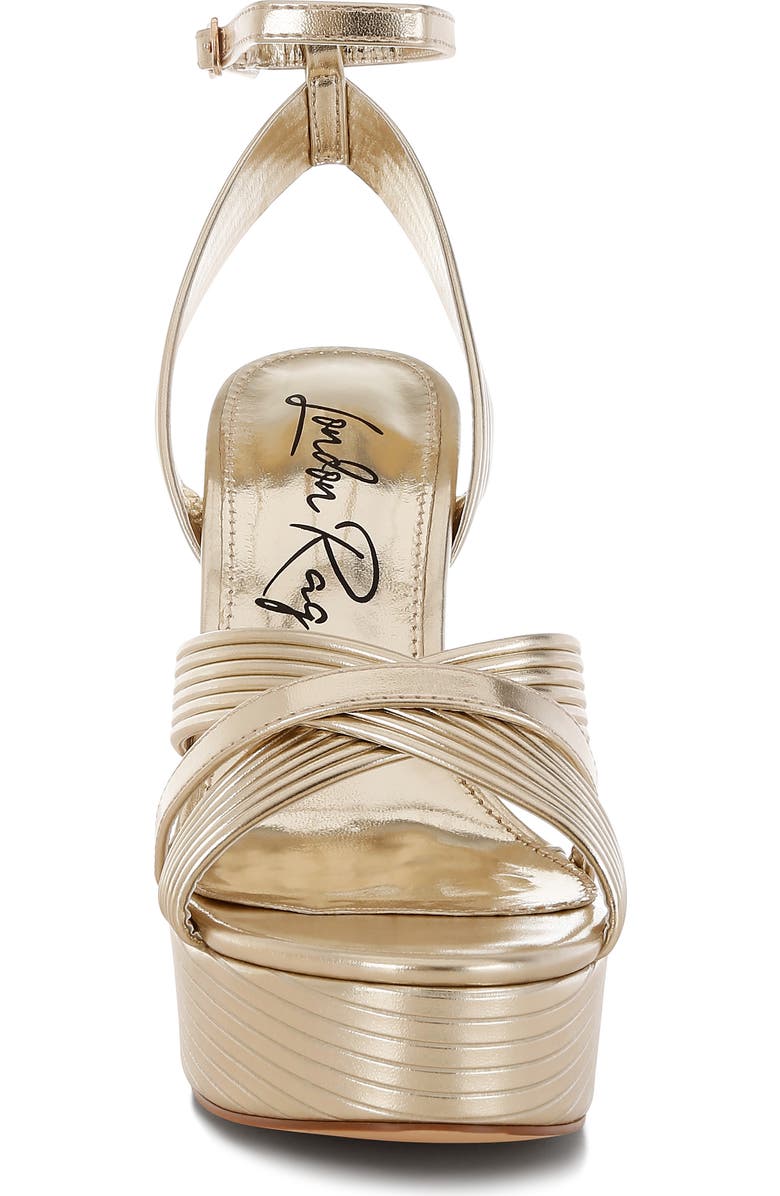 LONDON RAG Socialiate Platform Sandal, Alternate, color, Gold