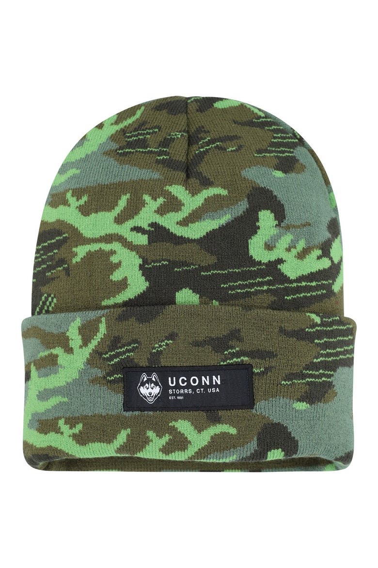 Men's Nike Camo UConn Huskies Veterans Day Cuffed Knit Hat, Main, color, Camo