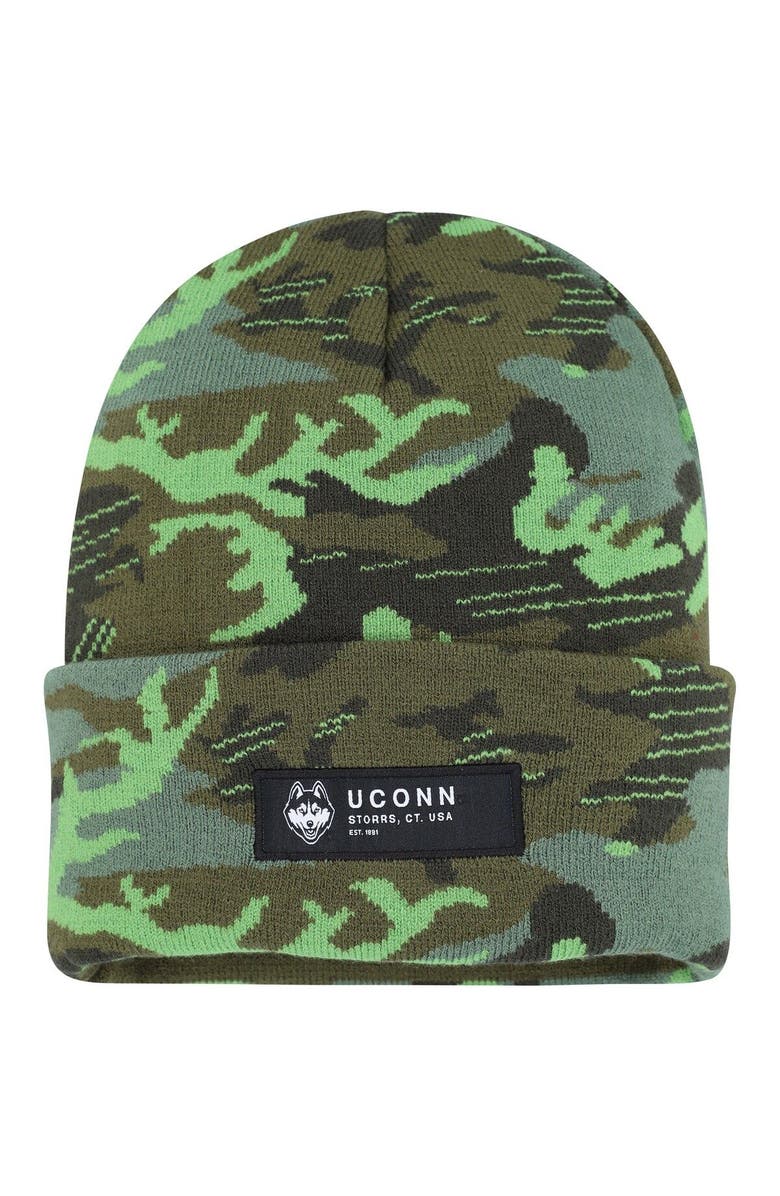 Nike Men's Nike Camo UConn Huskies Veterans Day Cuffed Knit Hat, Main, color,