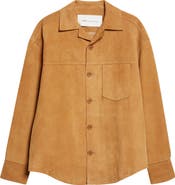 AMI PARIS Suede Overshirt