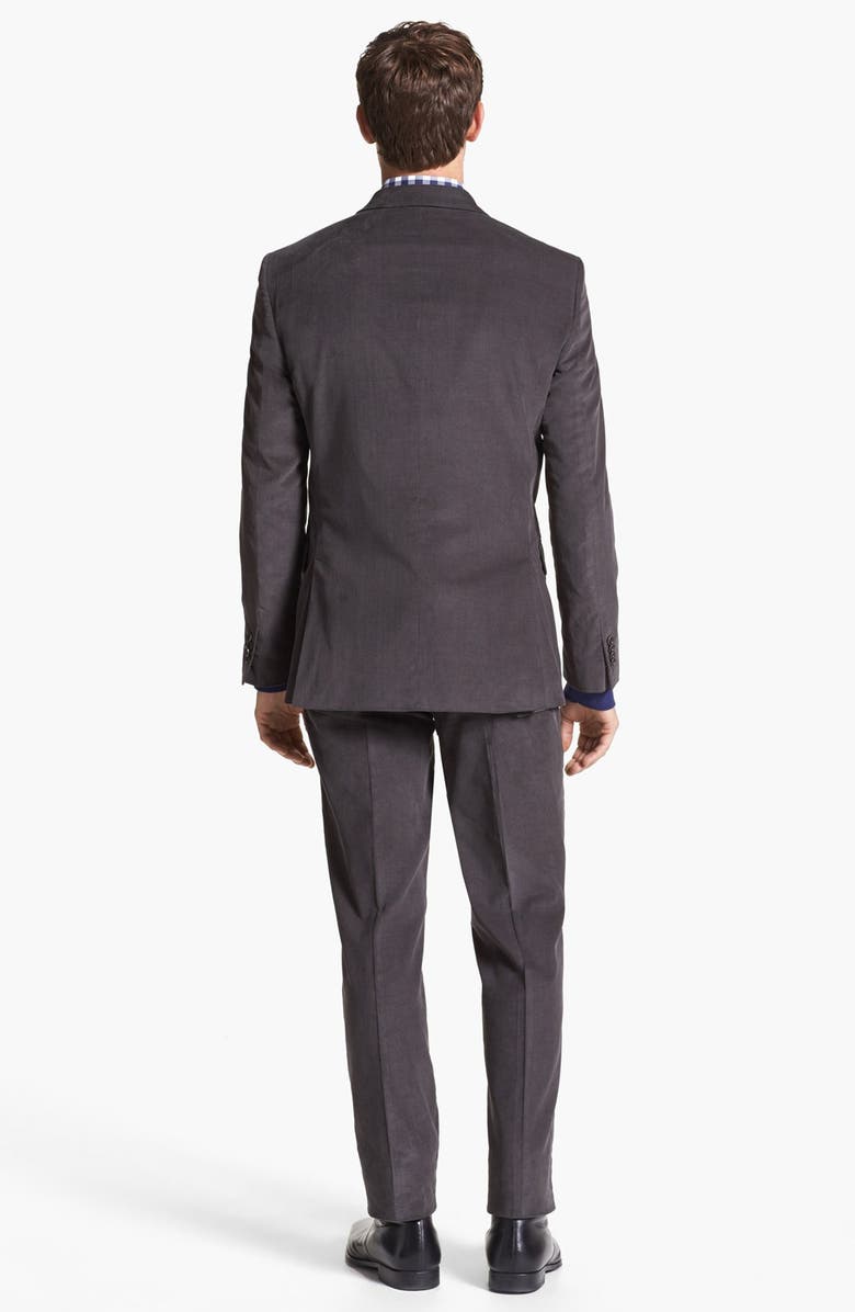 John Varvatos Star USA Trim Fit Corduroy Blazer, Alternate, color, 
