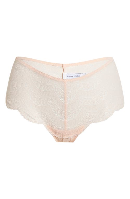 Simone Perele Karma Lace Boyshorts In Pink