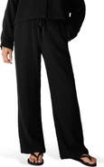 Eileen Fisher Crinkled Stretch Organic Cotton Drawstring Pants