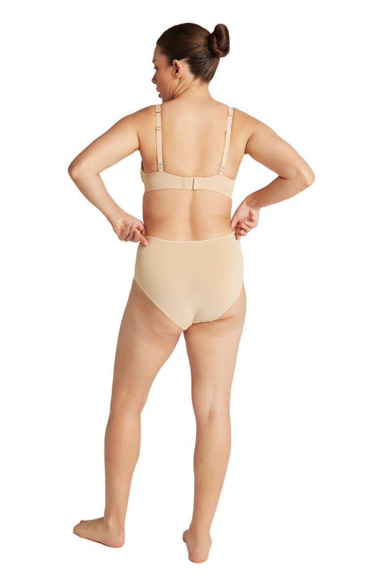 Nudea The Stretch High Waisted Brief, Alternate, color, Bare01