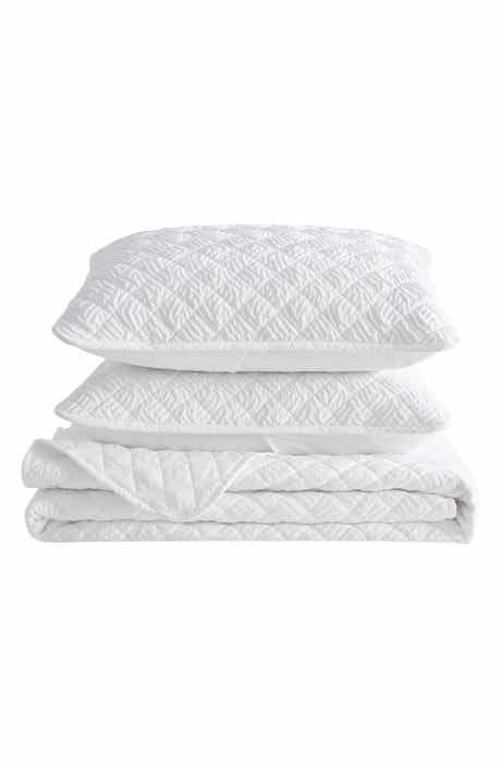 Woven & Weft Diamond Embossed Quilt Set