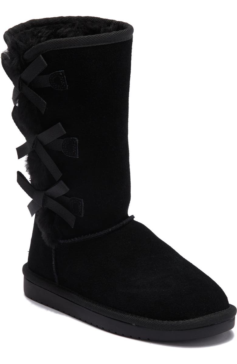 Koolaburra by UGG<sup>®</sup> Kids' Victoria Faux Fur Lined Suede Tall Boot, Main, color,