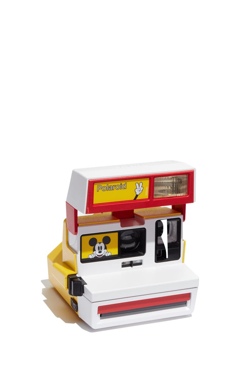 Polaroid Originals Mickey Refurbished Vintage 600 Camera, Main, color,