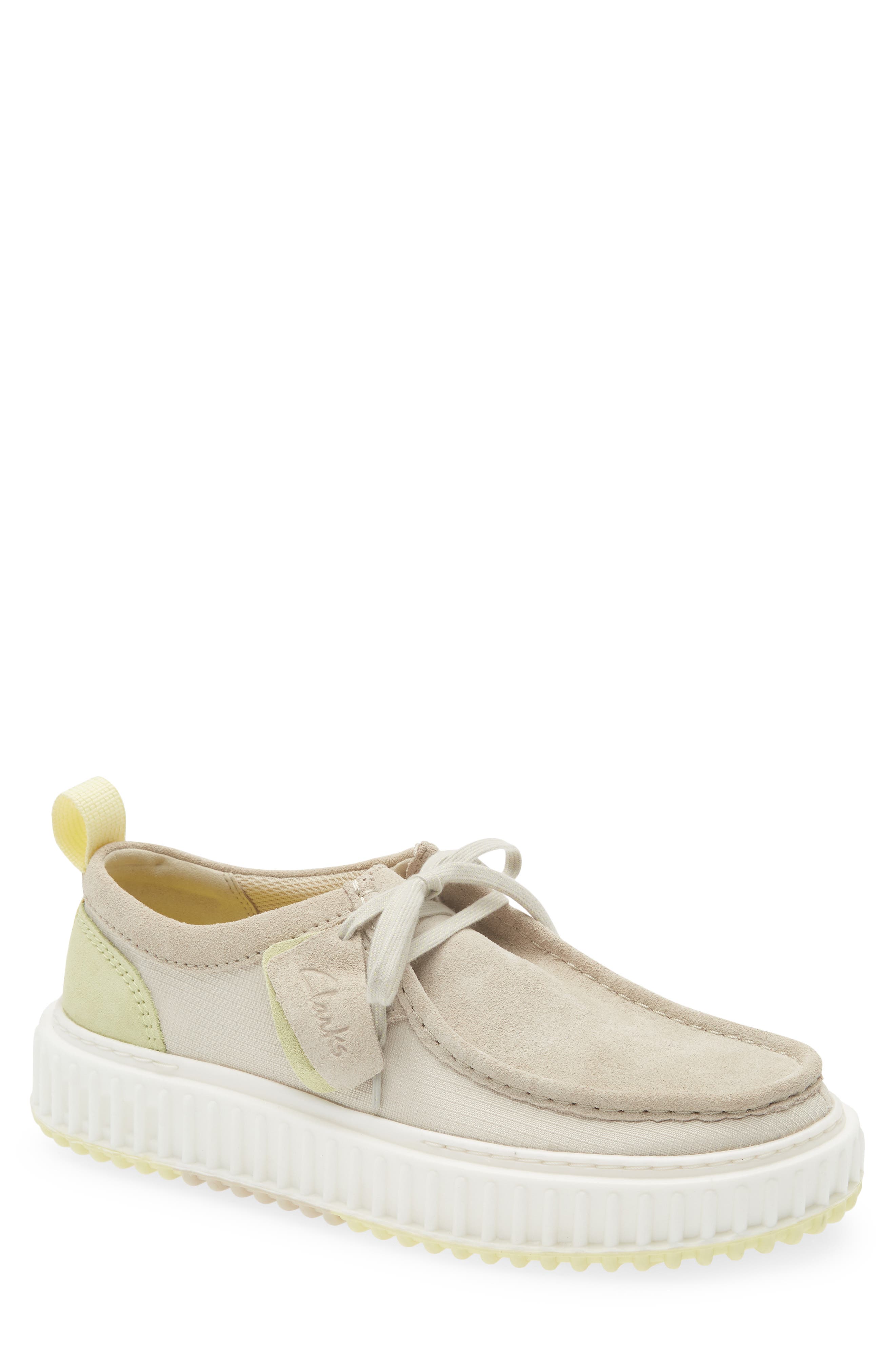 Clarks<sup>®</sup> <p>Torlite Lo Moc Toe Oxford (Men)</p>, Main, color, Ecru Combi