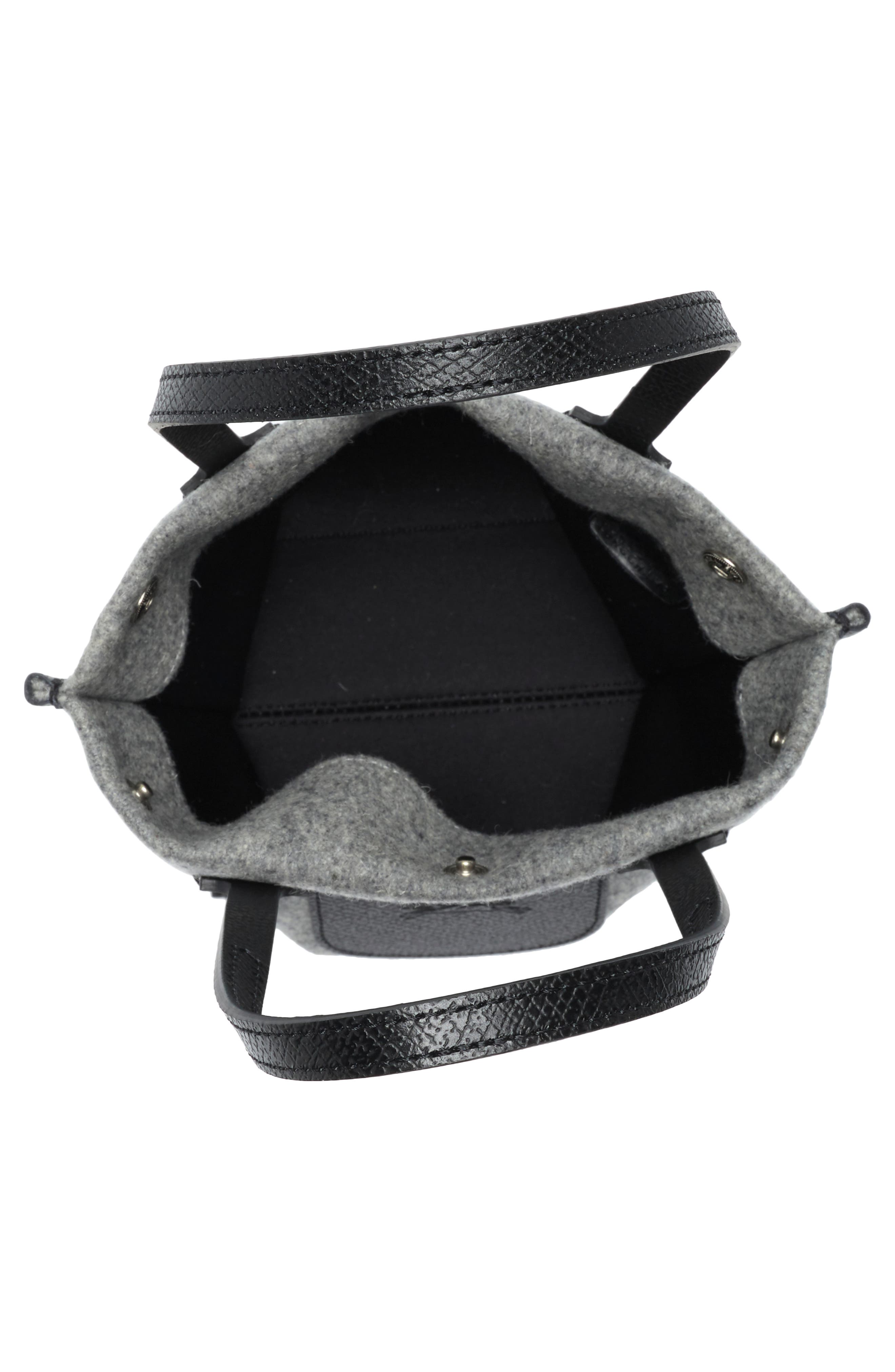 Longchamp Essential Wool Flannel Open Tote Bag, Alternate, color, 