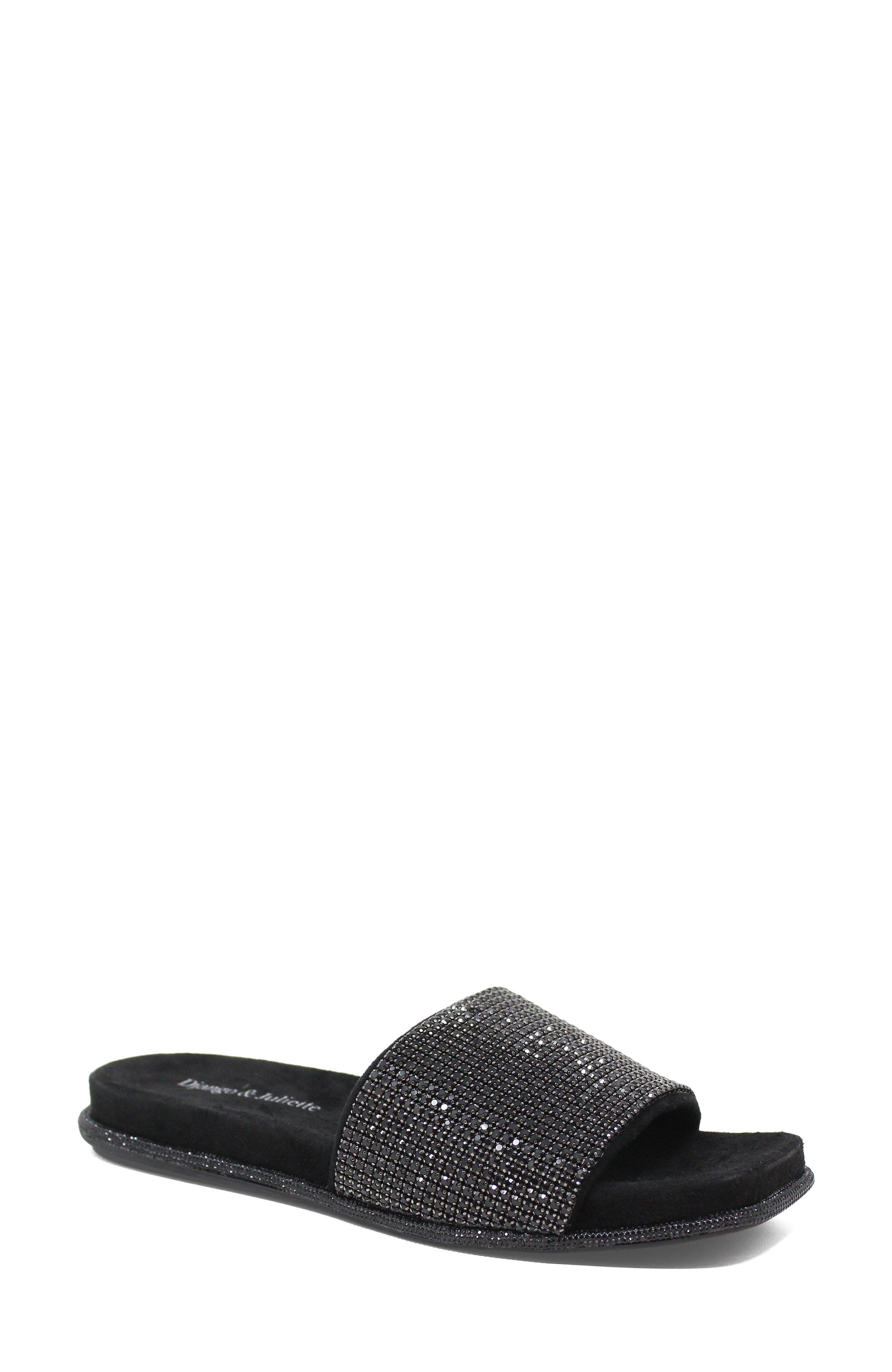 DJANGO AND JULIETTE Yatin Rhinestone Slide, Main, color, 