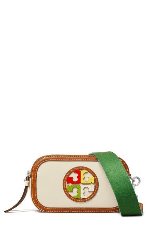 Mini Miller Marquetry Logo Crossbody Bag