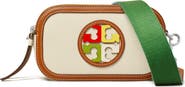 Tory Burch Mini Miller Marquetry Logo Crossbody Bag