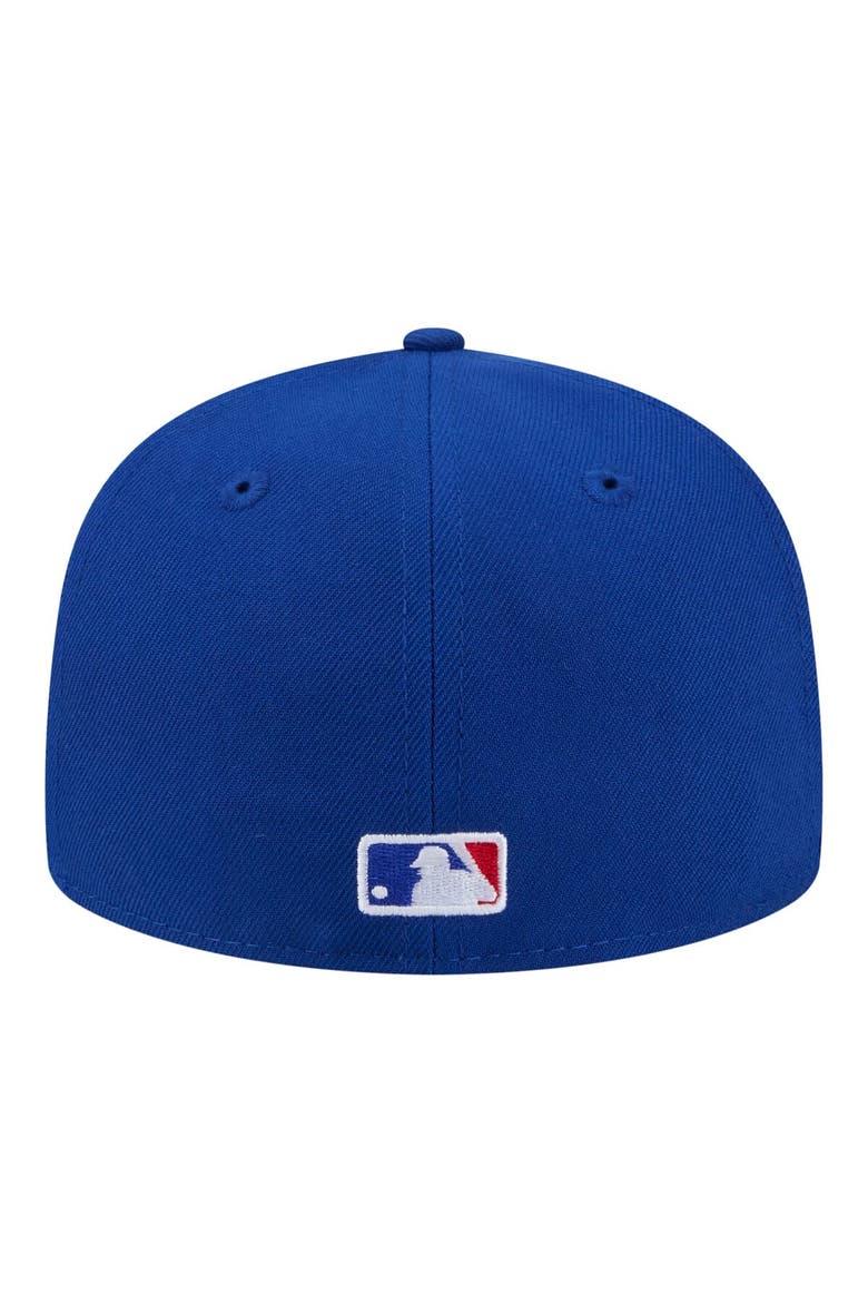 Men's New Era  Royal Chicago Cubs Hidden Hit 59FIFTY Fitted Hat, Alternate, color, Royal