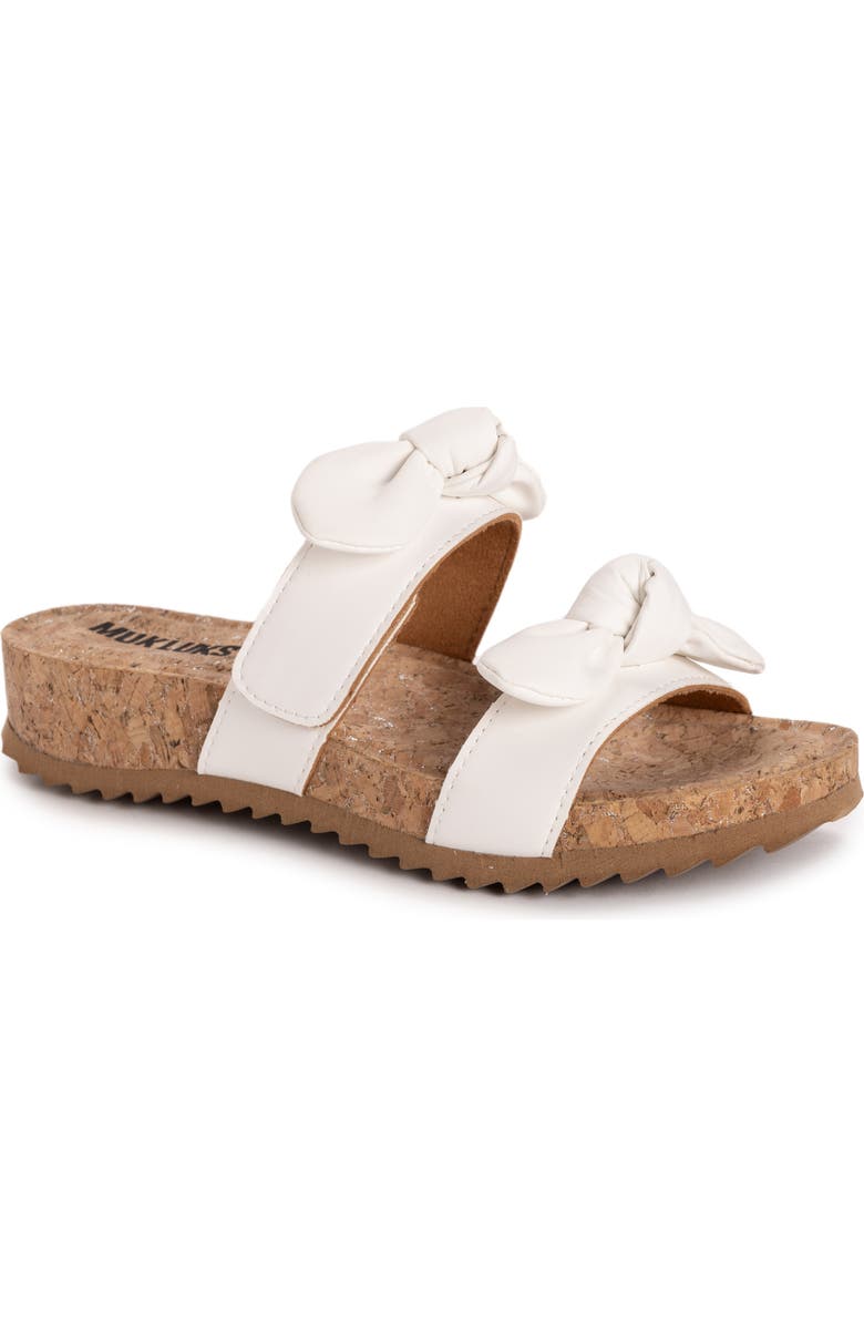 MUK LUKS Posie Platform Sandal, Main, color,