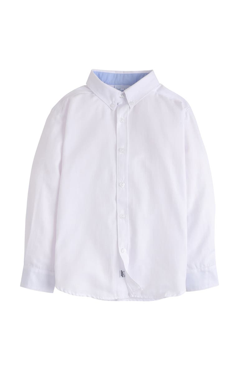 Little English Kids' Oxford Button Down Shirt, Main, color, White Oxford