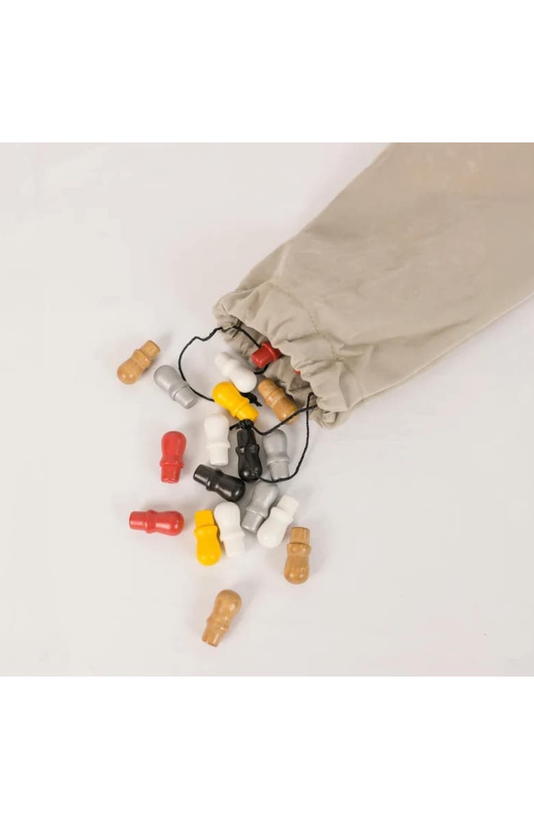 Intex Entertainment Chinese Checkers Wood Board Game, Ages 6+, Alternate, color, Multicolored