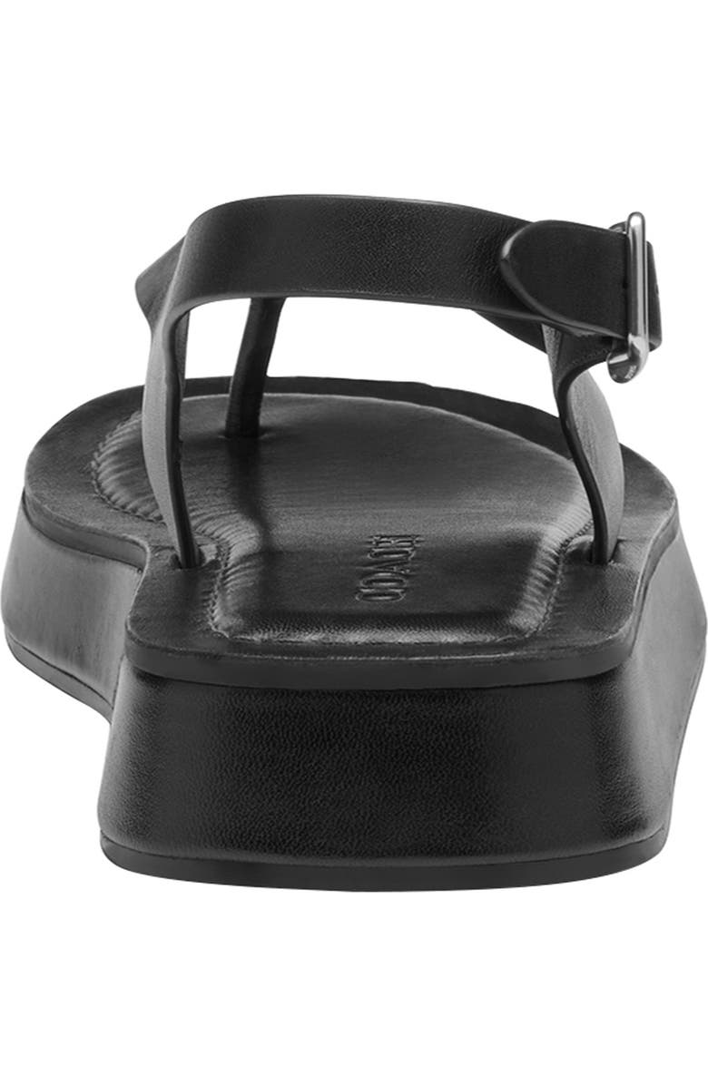 COACH Sculpted C Sandal, Alternate, color, Black