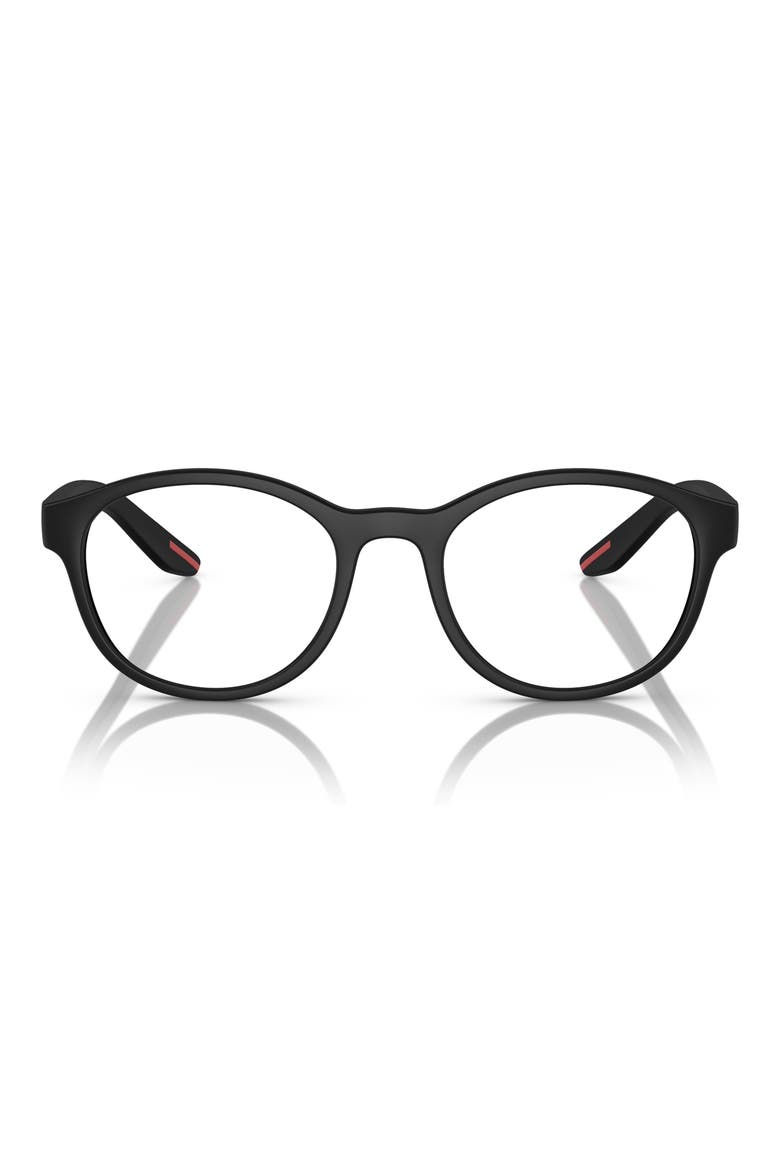 53mm Phantos Optical Glasses, Main, color, RUBBER BLACK