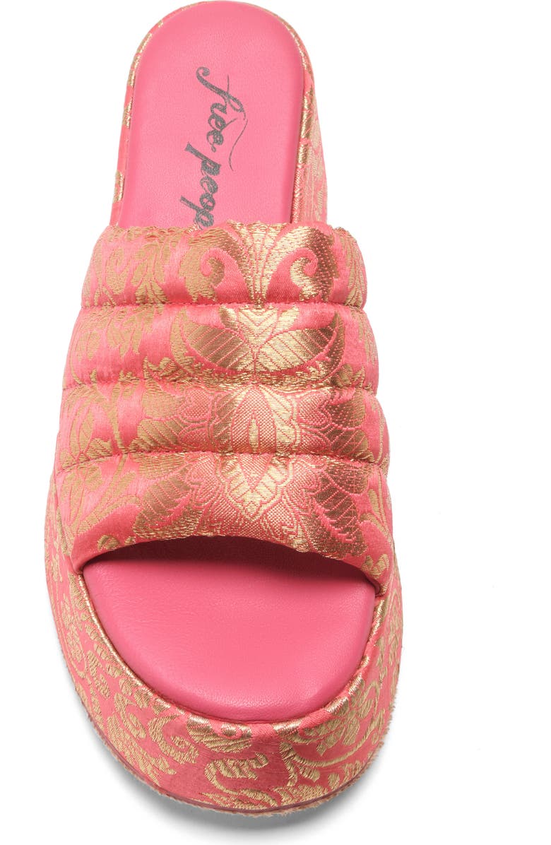 Free People Almost Paradise Brocade Platform Sandal, Alternate, color,