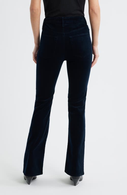 Frame The Reboot High Waist Bootcut Corduroy Jeans In Blue