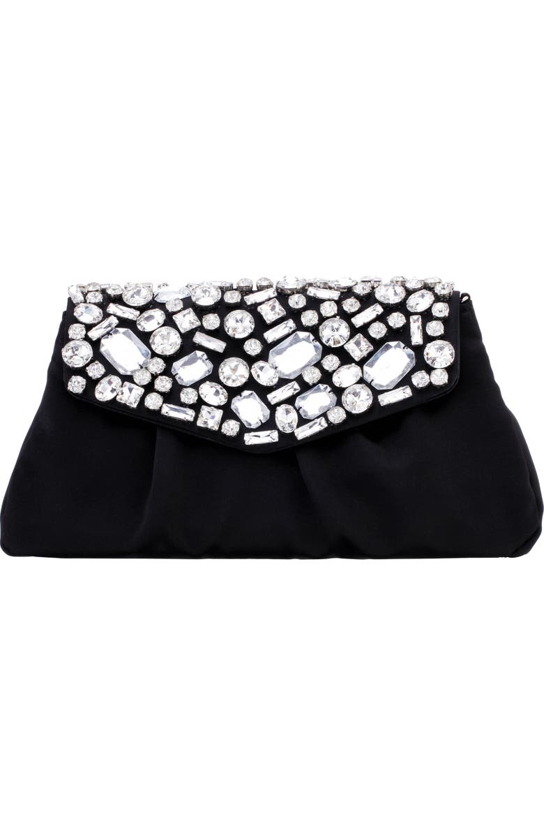 Nina Satin Clutch, Main, color,