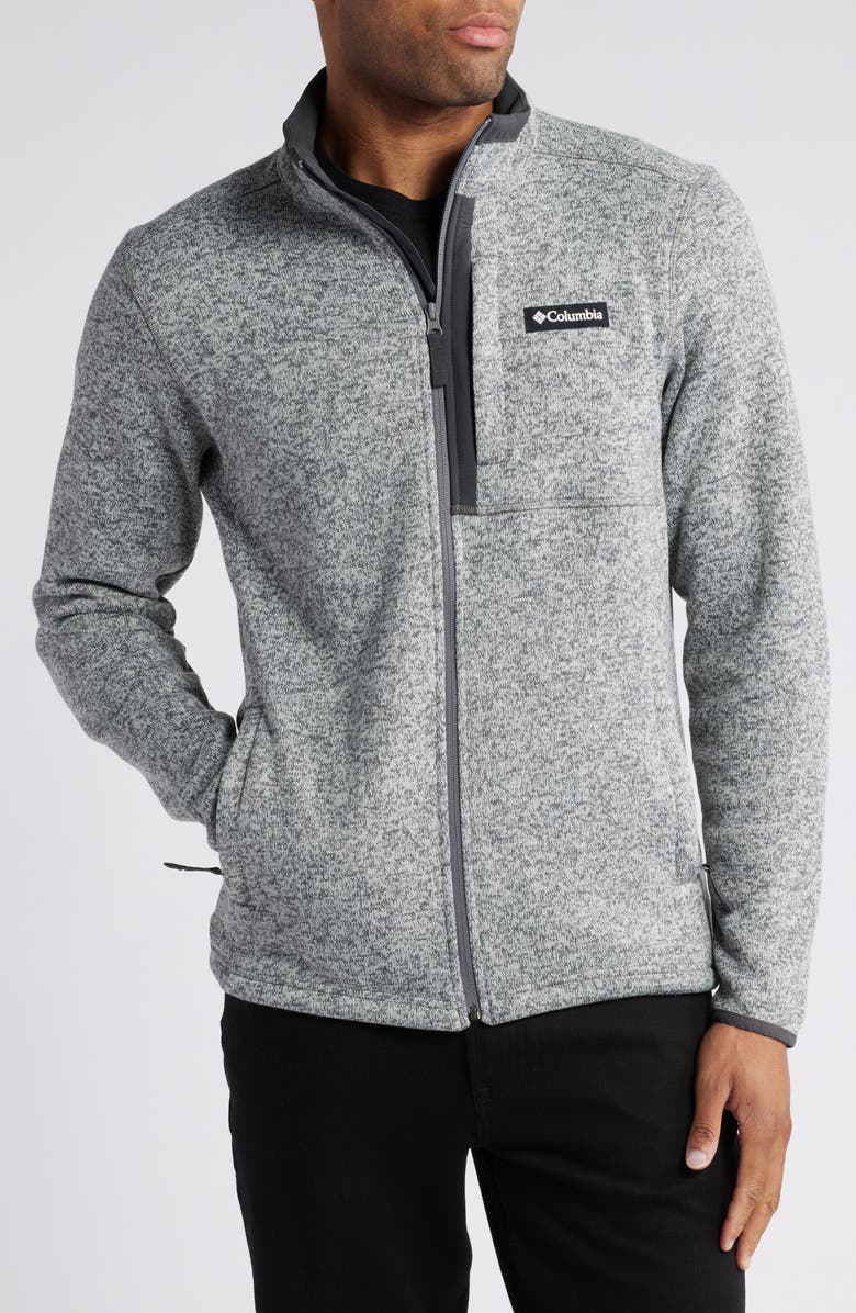 Columbia Sweater Weather Fleece Jacket, Alternate, color, City Grey Heather