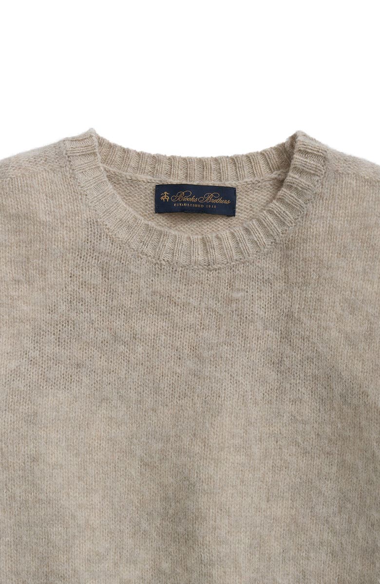 Brooks Brothers Brushed Wool Sweater, Alternate, color,