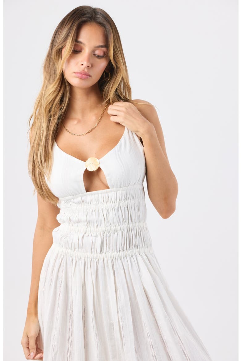 Faith Maxi Dress, Alternate, color, OFF WHITE