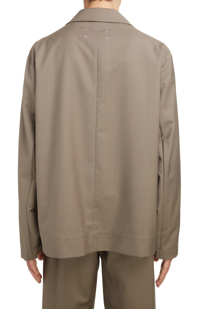 Maison Margeila Wool & Mohair Jacket, Alternate, color, TAUPE