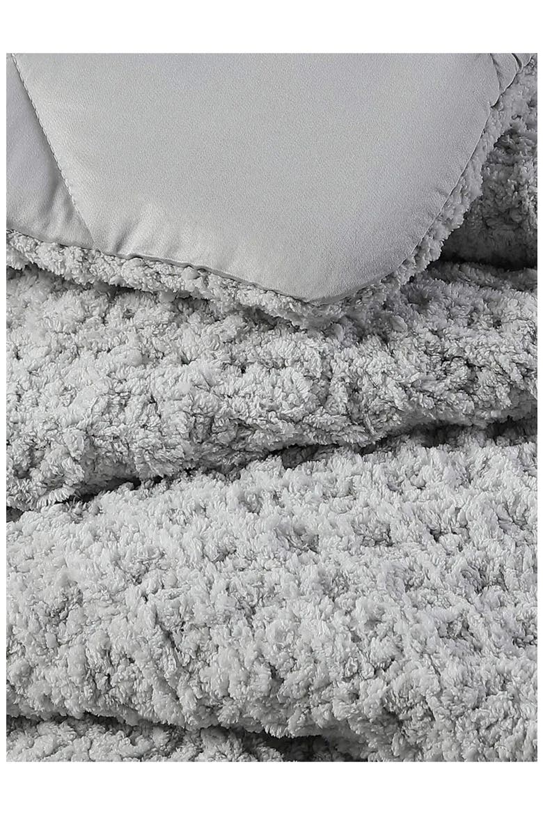 Snug Waffle Comforter, Alternate, color, CLOUD GREY