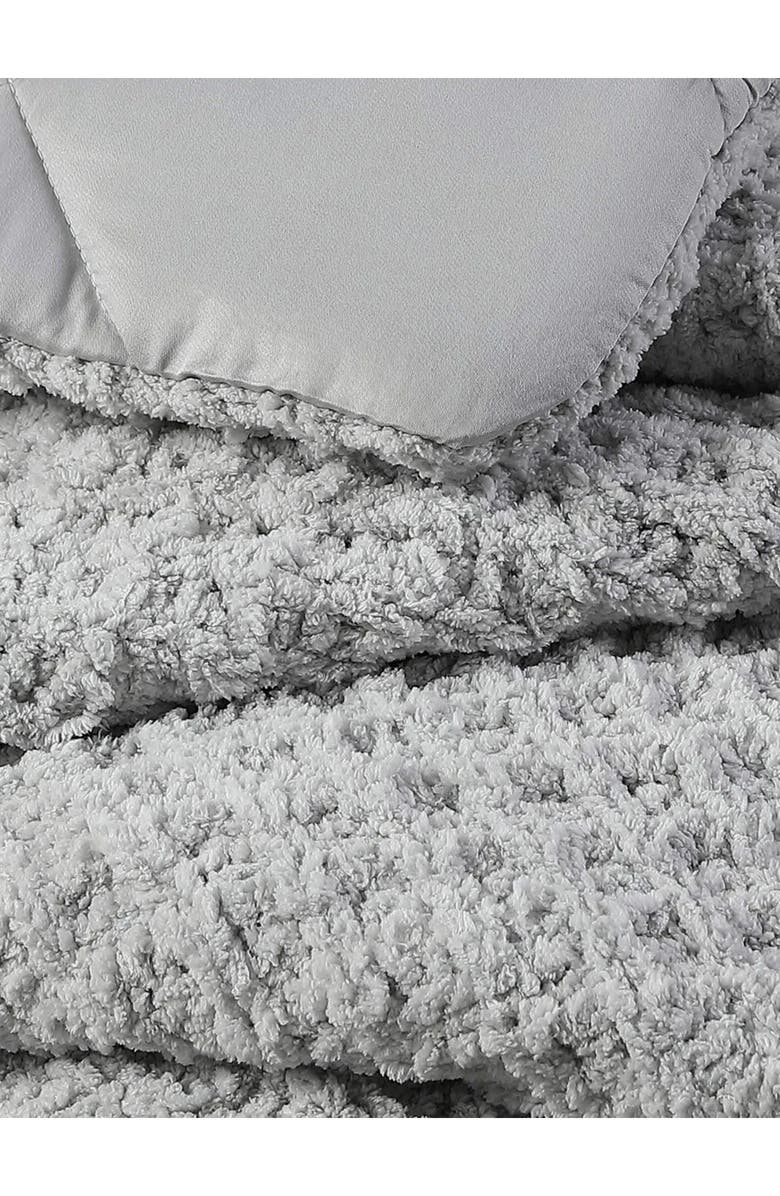 Sunday Citizen Snug Waffle Comforter, Alternate, color, Cloud Grey