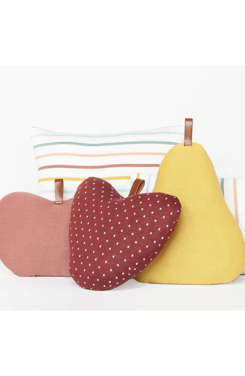 RIAN TRICOT Strawberry Pillow, Alternate, color, Red