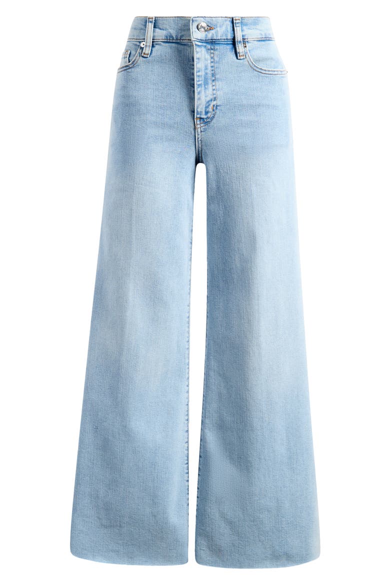 Le Palazzo Crop Wide Leg Jeans, Alternate, color, TRIBUTE RAW AFTER